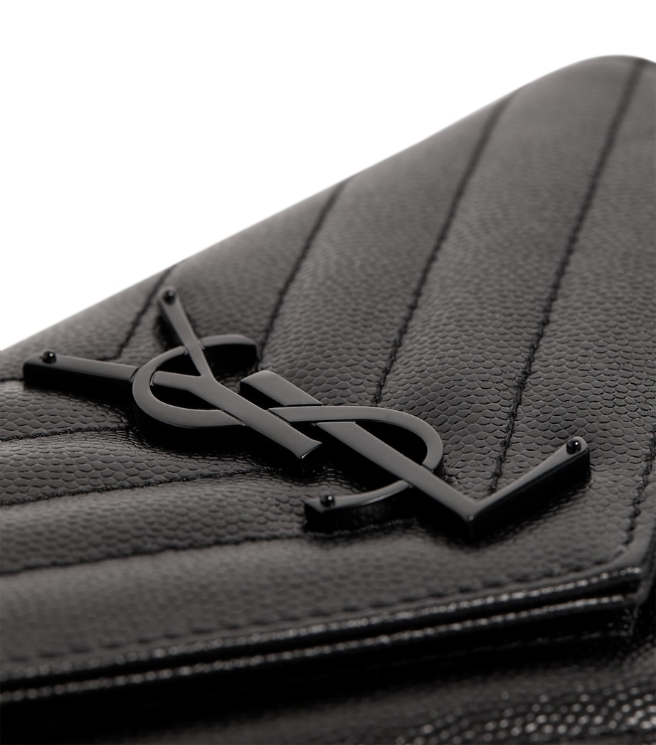 Monogram Saint Laurent Matelassé Large Flap Wallet 1000 Image 5
