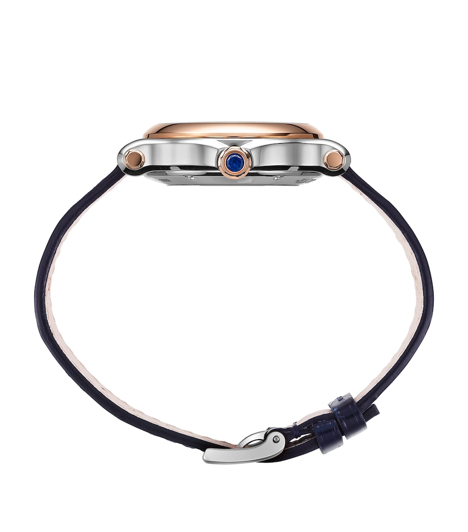 Rose Gold, Stainless Steel and Diamond Happy Sport Automatic Watch 33mm ROSE GOLD/STAINLESS Image 2