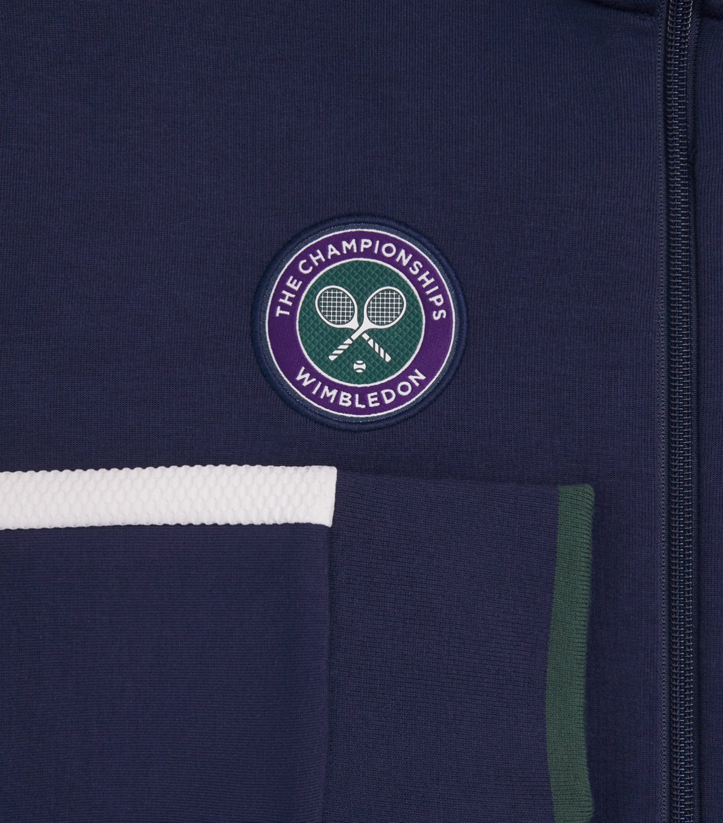 RLX Ralph Lauren Mens x Wimbledon Zip-Up Jacket Rfd Nvy/cer Wht Image 6