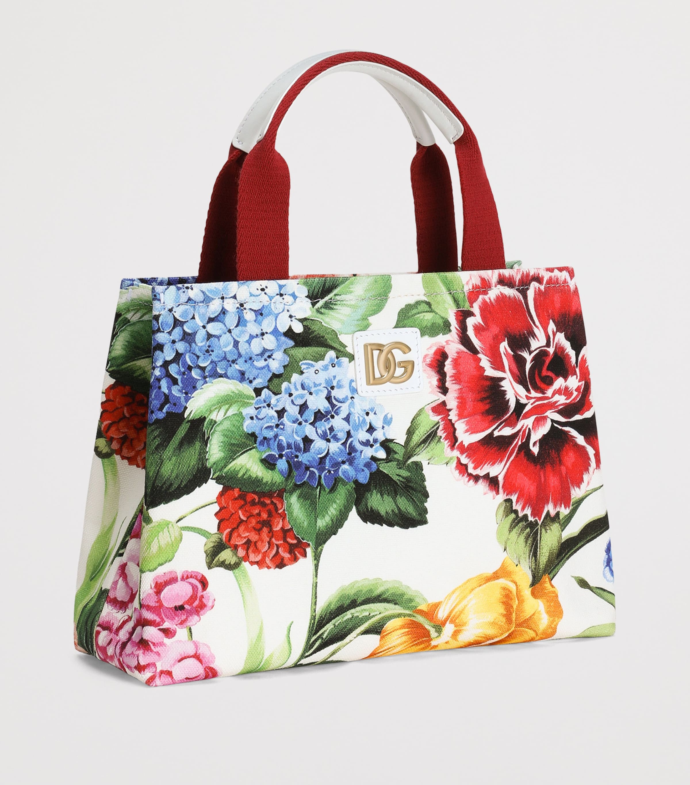 Dolce&Gabbana Kids Multi Floral Print Top-Handle Bag | Harrods US