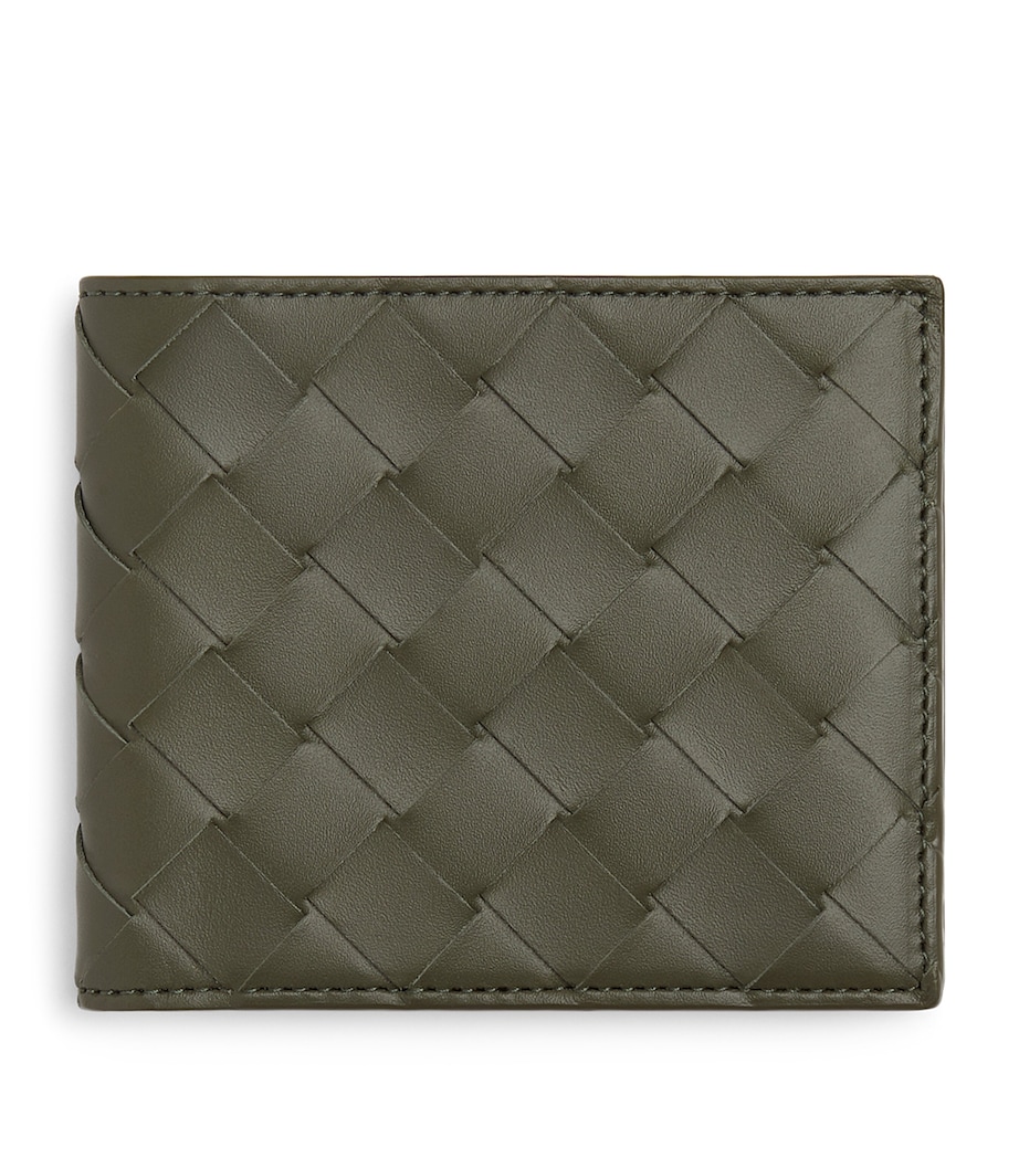 Leather Intrecciato Bifold Wallet 3248 Image 1