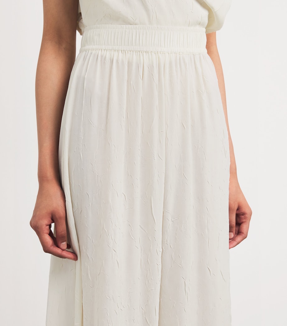 Wide-Leg Palazzo Vespera Trousers OFF-WHITE Image 6
