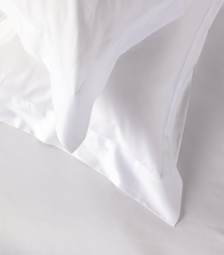 Amanda King Fitted Sheet (150cm x 200cm) WHITE 100 Image 5