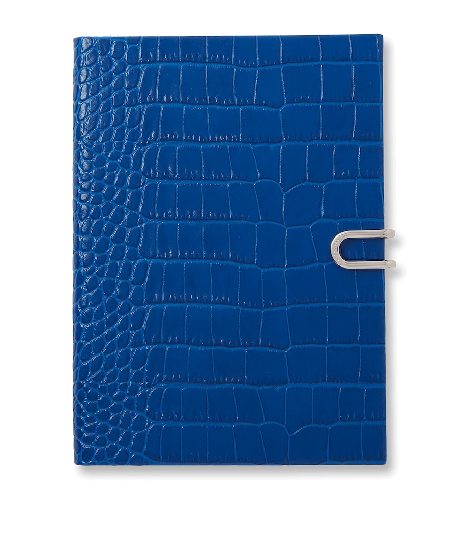 Smythson Leather Soho Weekly Diary 2027 Cerulean Image 1