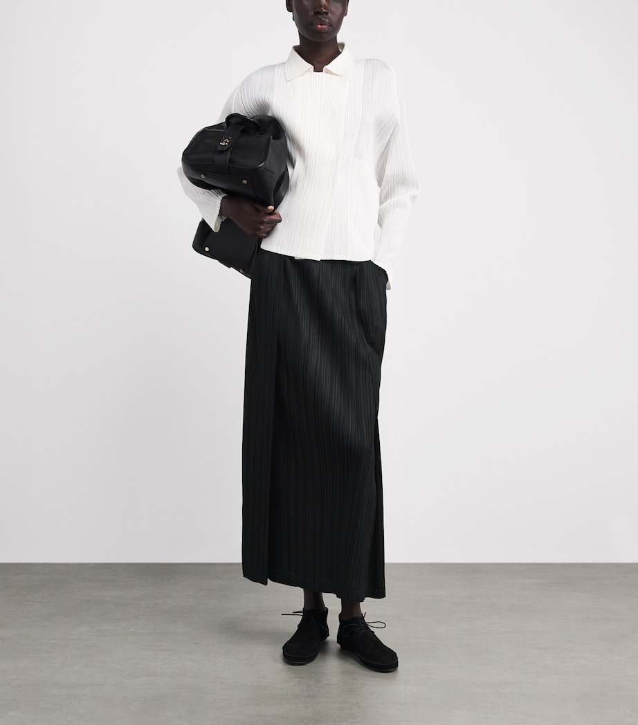 Pleats Please Issey Miyake Womens Thicker Bottoms 1 Skirt Black Image 2