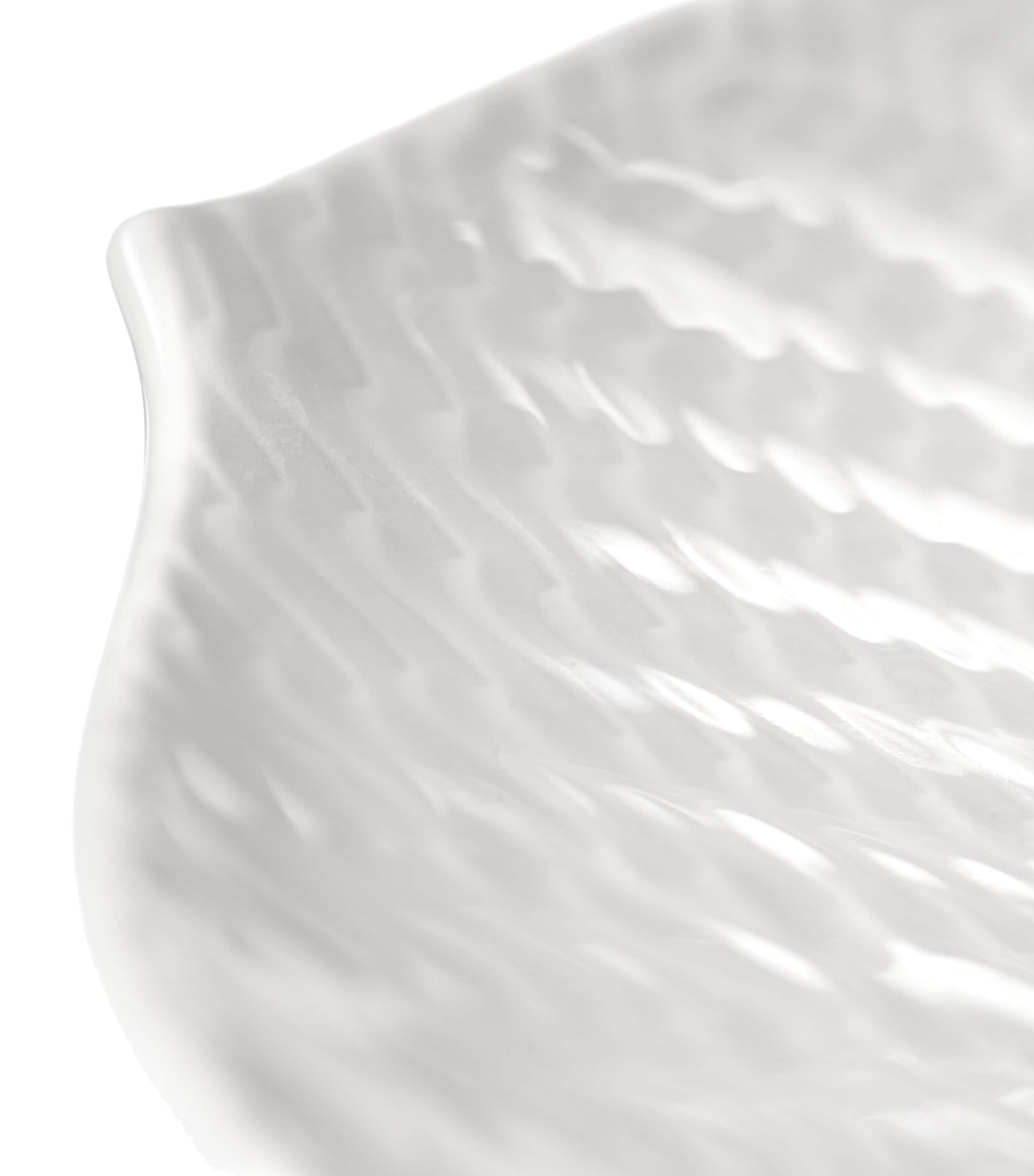 Meissen Porcelain Waves Relief Dinner Plate (28.5cm) White Image 5