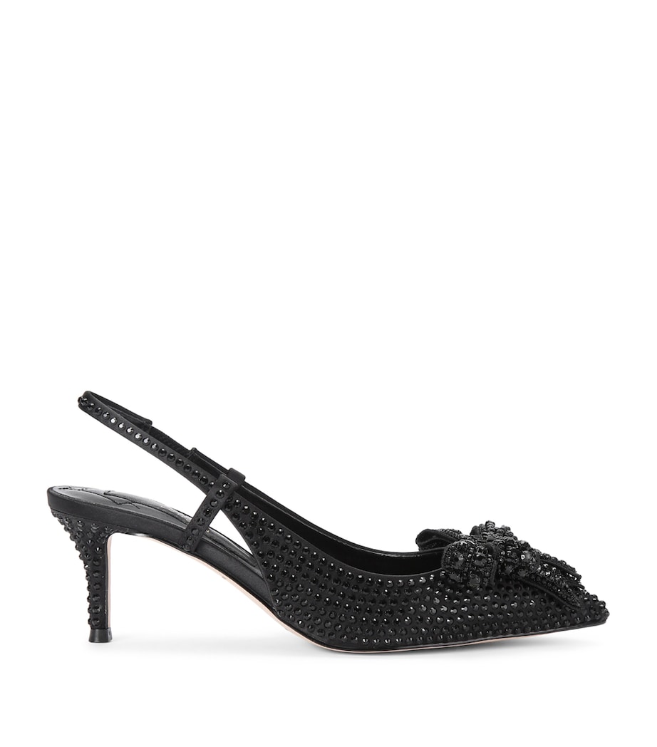 Embellished Belgravia Slingback Pumps BLACK Image 3