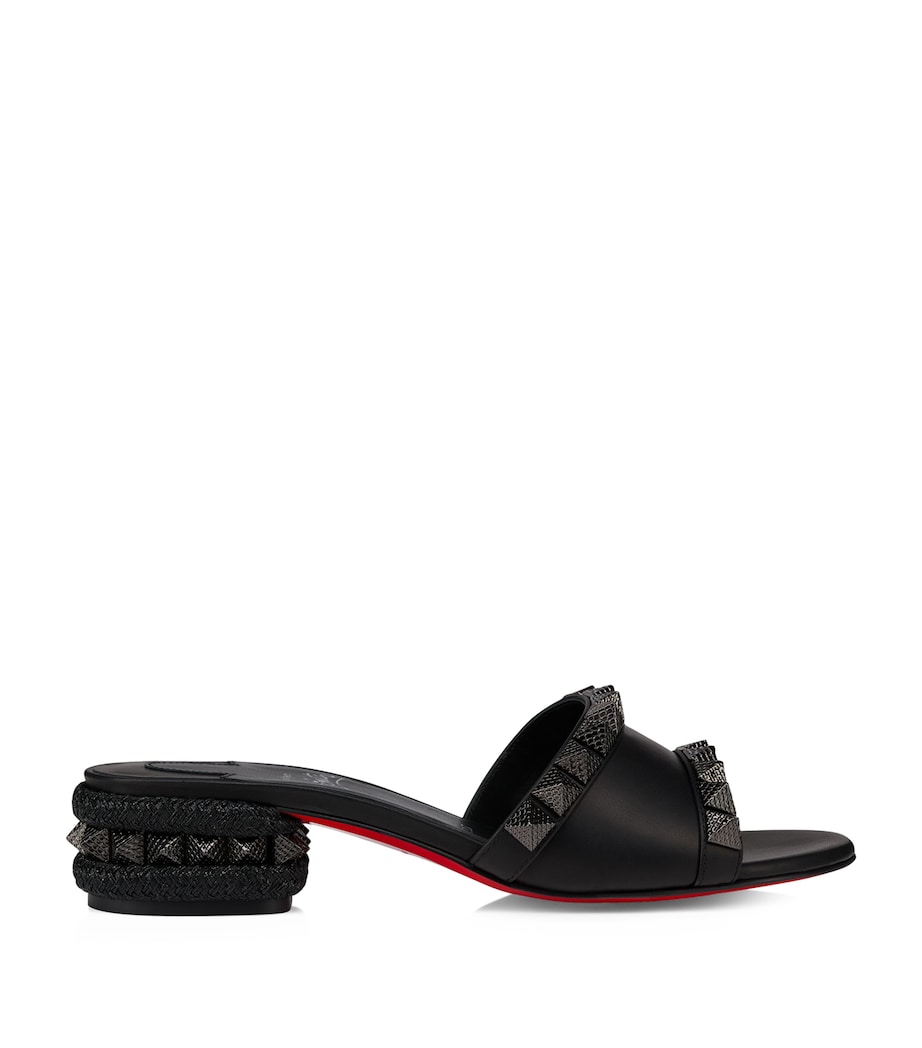 Pyraclou Embellished Heeled Mules 30 B439 Image 1