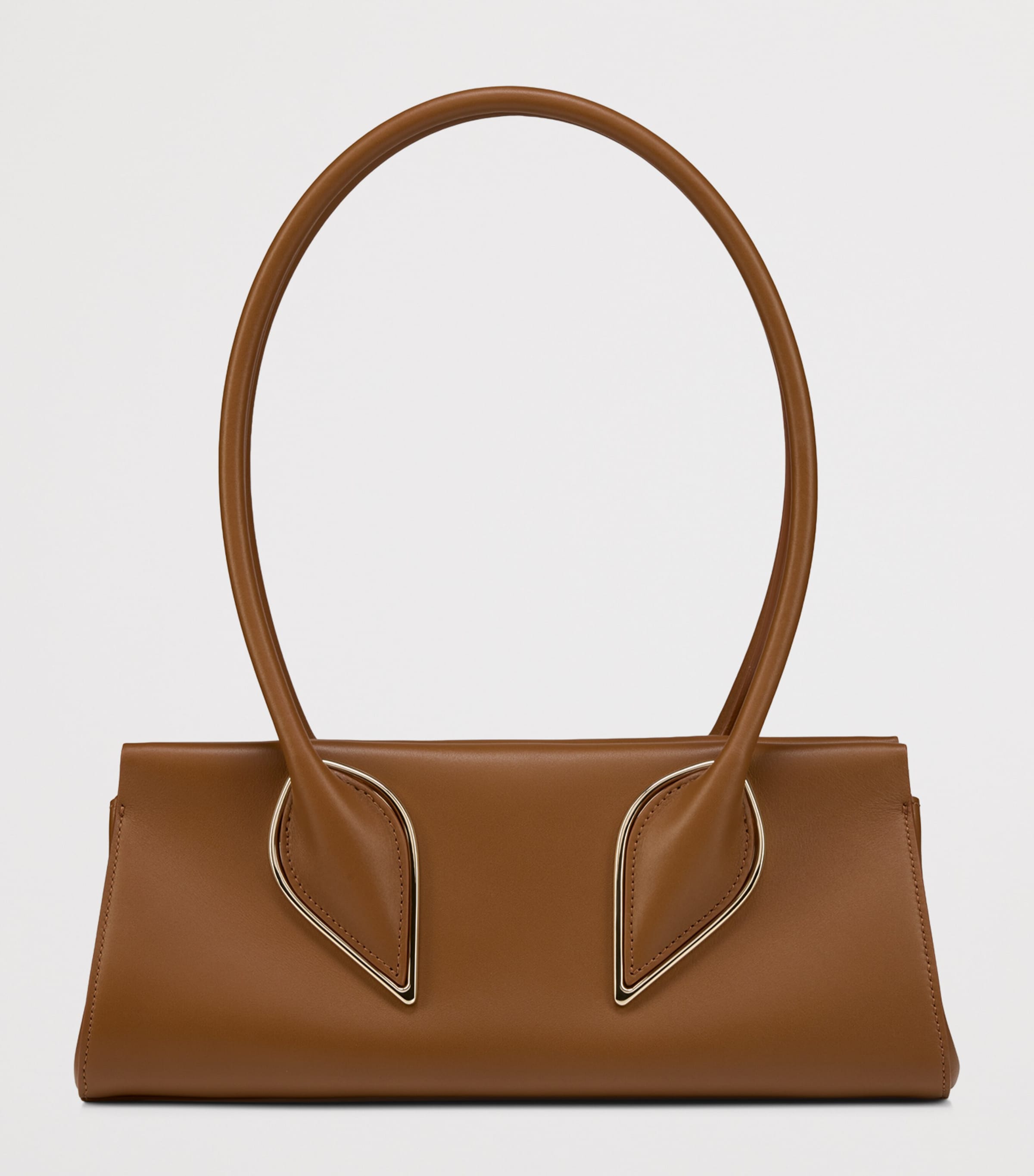 Venus Leather Baguette Shoulder Bag BG71 Image 4