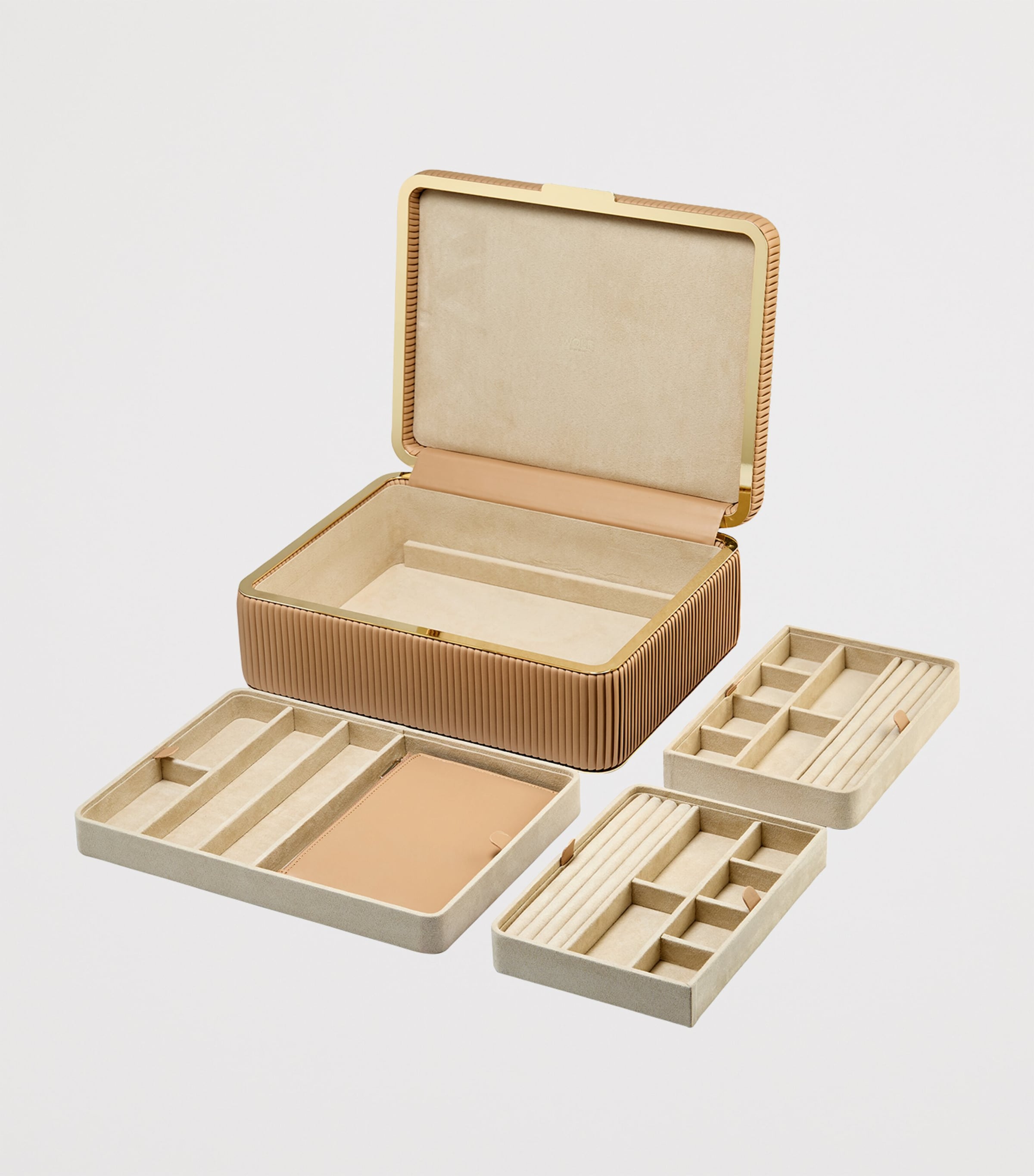 Large Bella Jewellery Box MOCHA Image 7