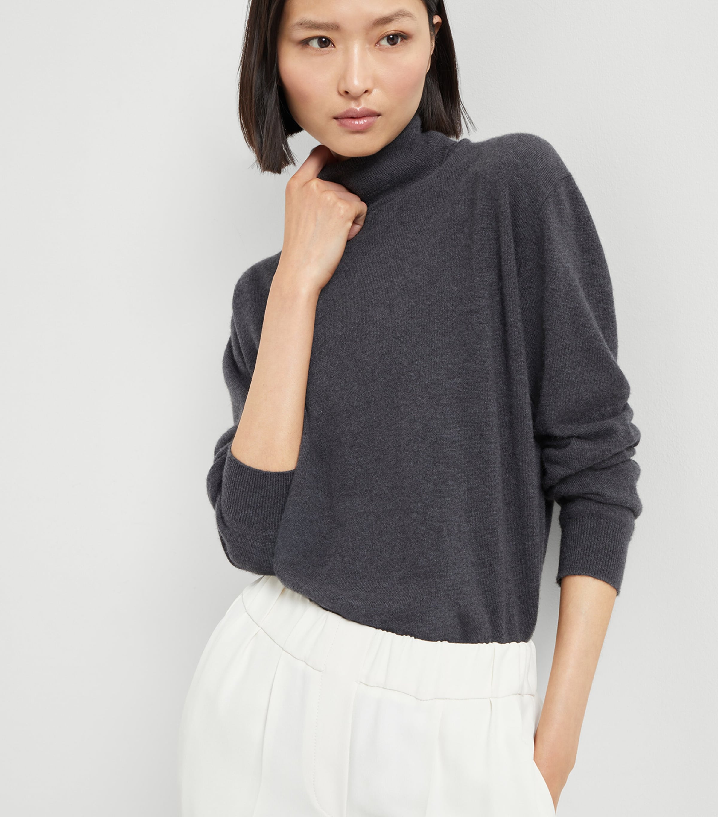 Brunello Cucinelli Black Cashmere High-Neck Sweater | Harrods US Brunello Cucinelli Black Cashmere High-Neck Sweater | Harrods US