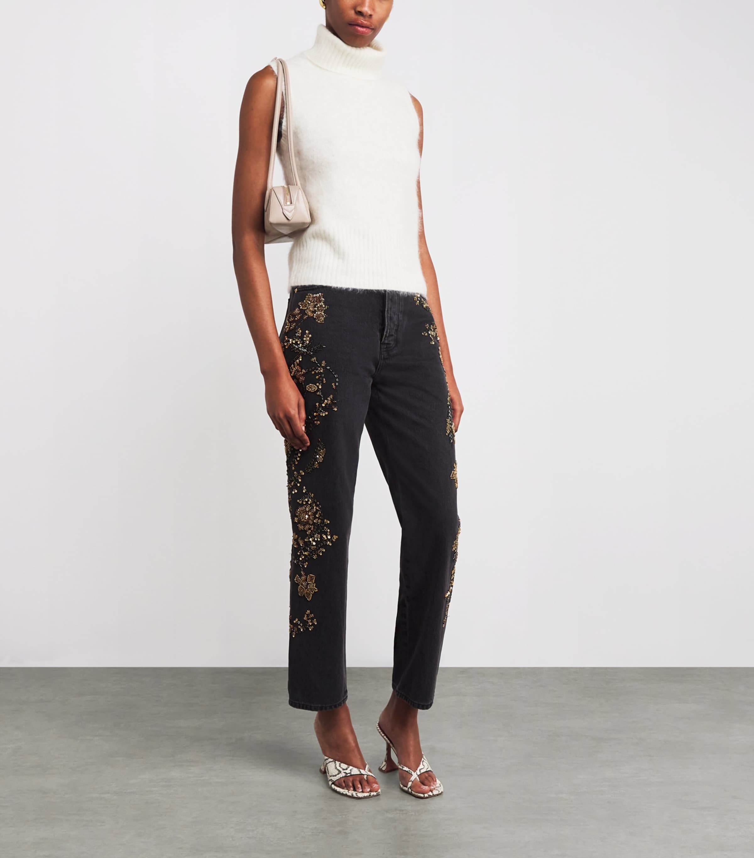 Cashmere Mazzy Sweater Vest W0006 IVORY Image 2