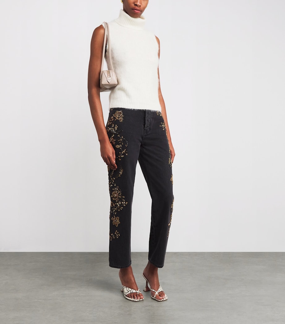 Cashmere Mazzy Sweater Vest W0006 IVORY Image 2