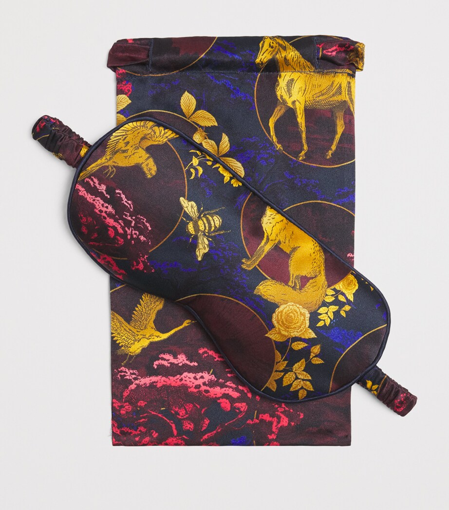 Silk Toile Sleep Mask MULTI Image 4
