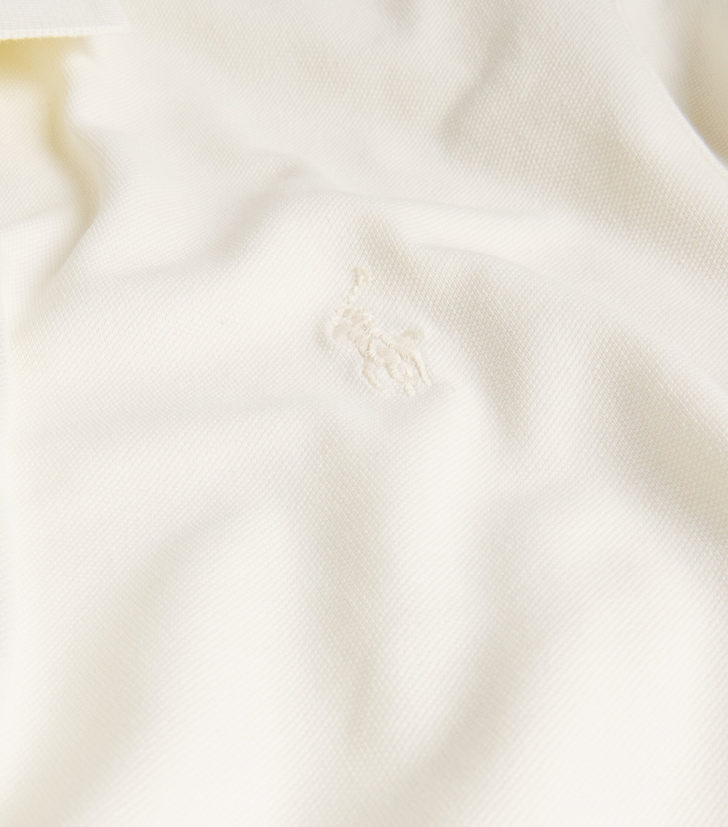Polo Ralph Lauren Mens Stretch Cotton Custom-Fit Polo Shirt Natural Image 5