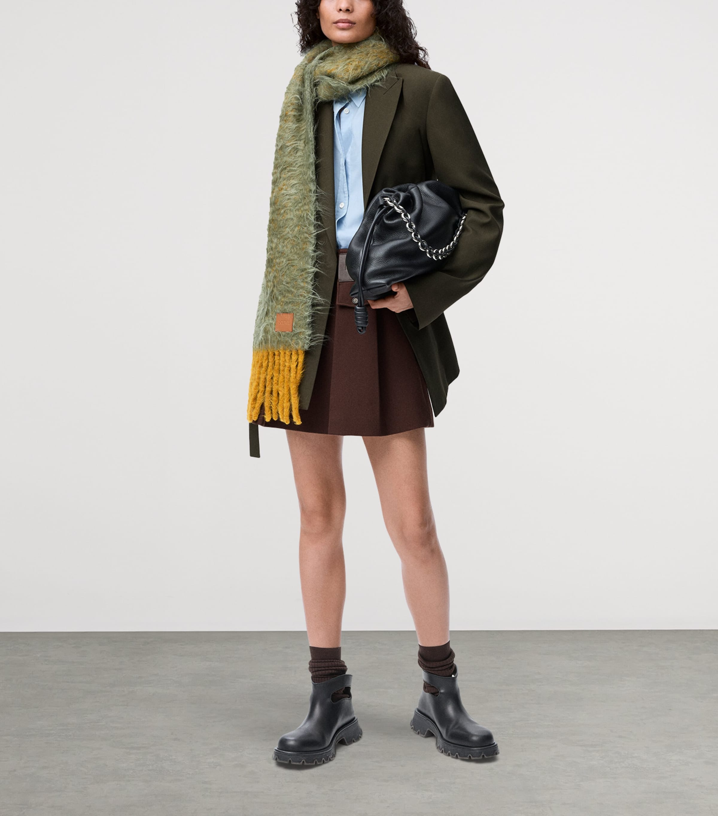 Wool Draped Blazer KHAKI GREEN Image 2