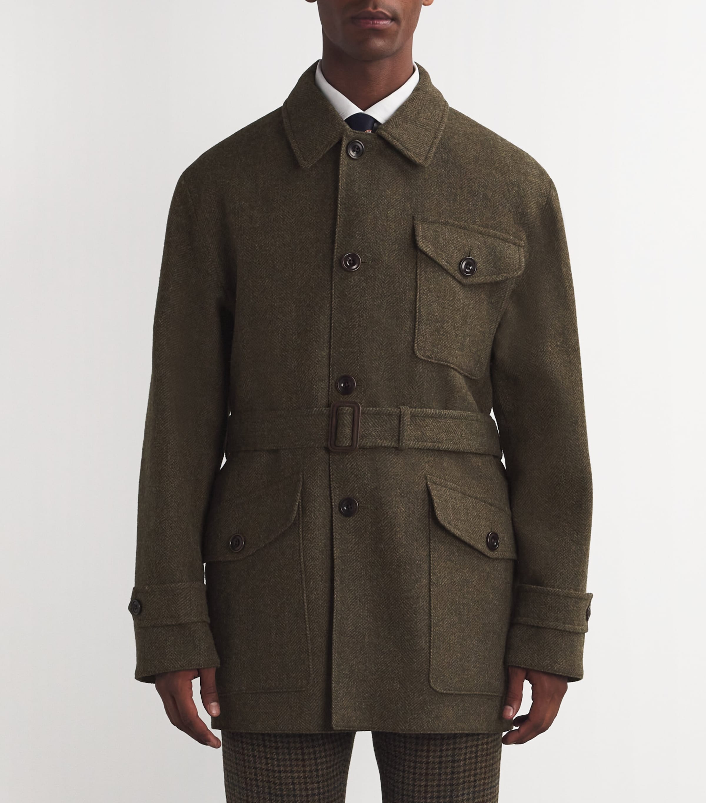 Reversible Herringbone Jacket MULTI Image 3