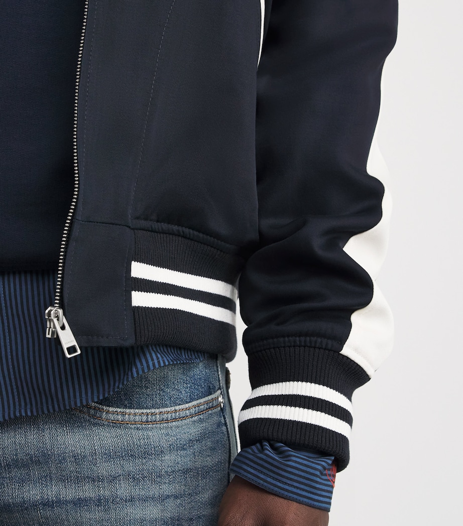 Varsity Bomber Jacket NAVY BLUE Image 6