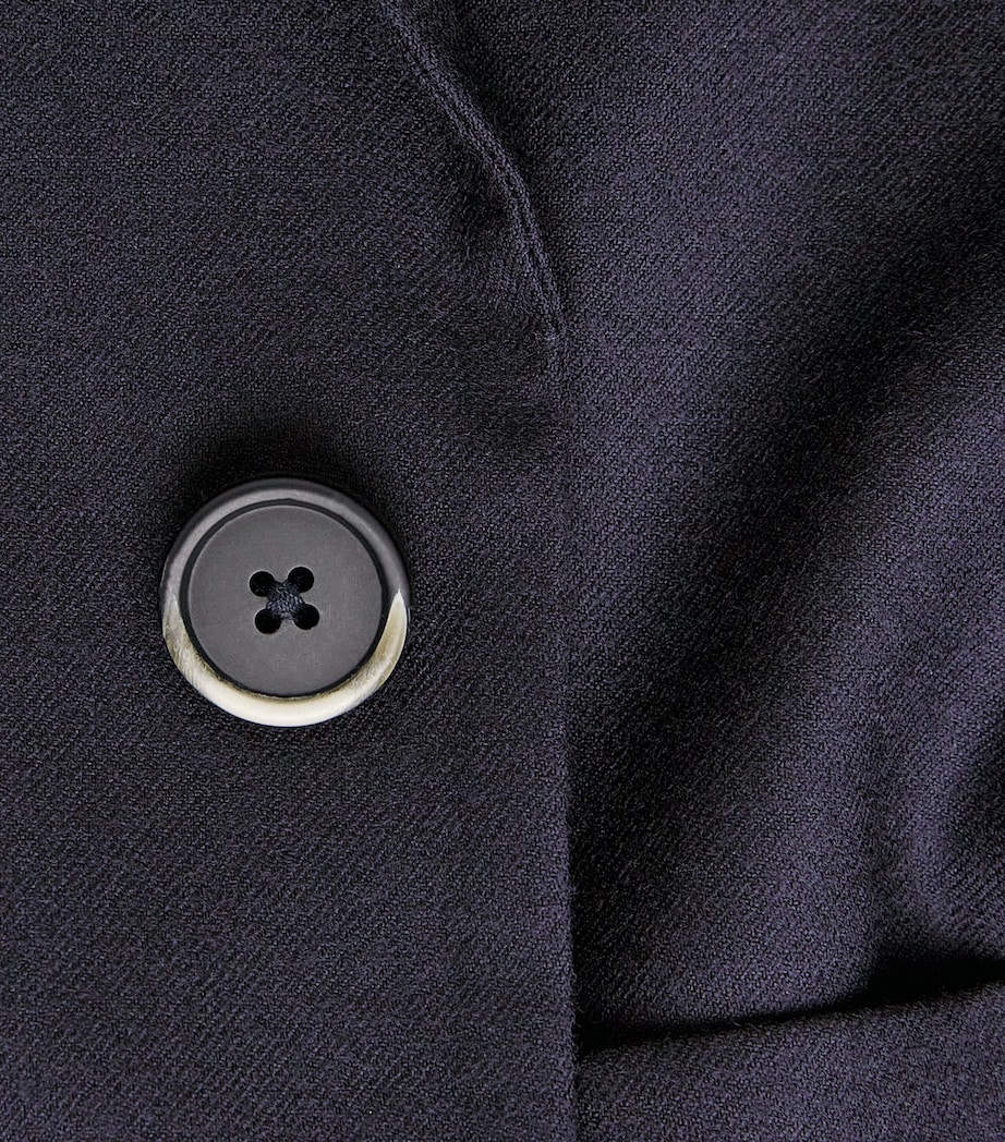 Stretch-Virgin Wool Blazer NAVY 170 Image 5