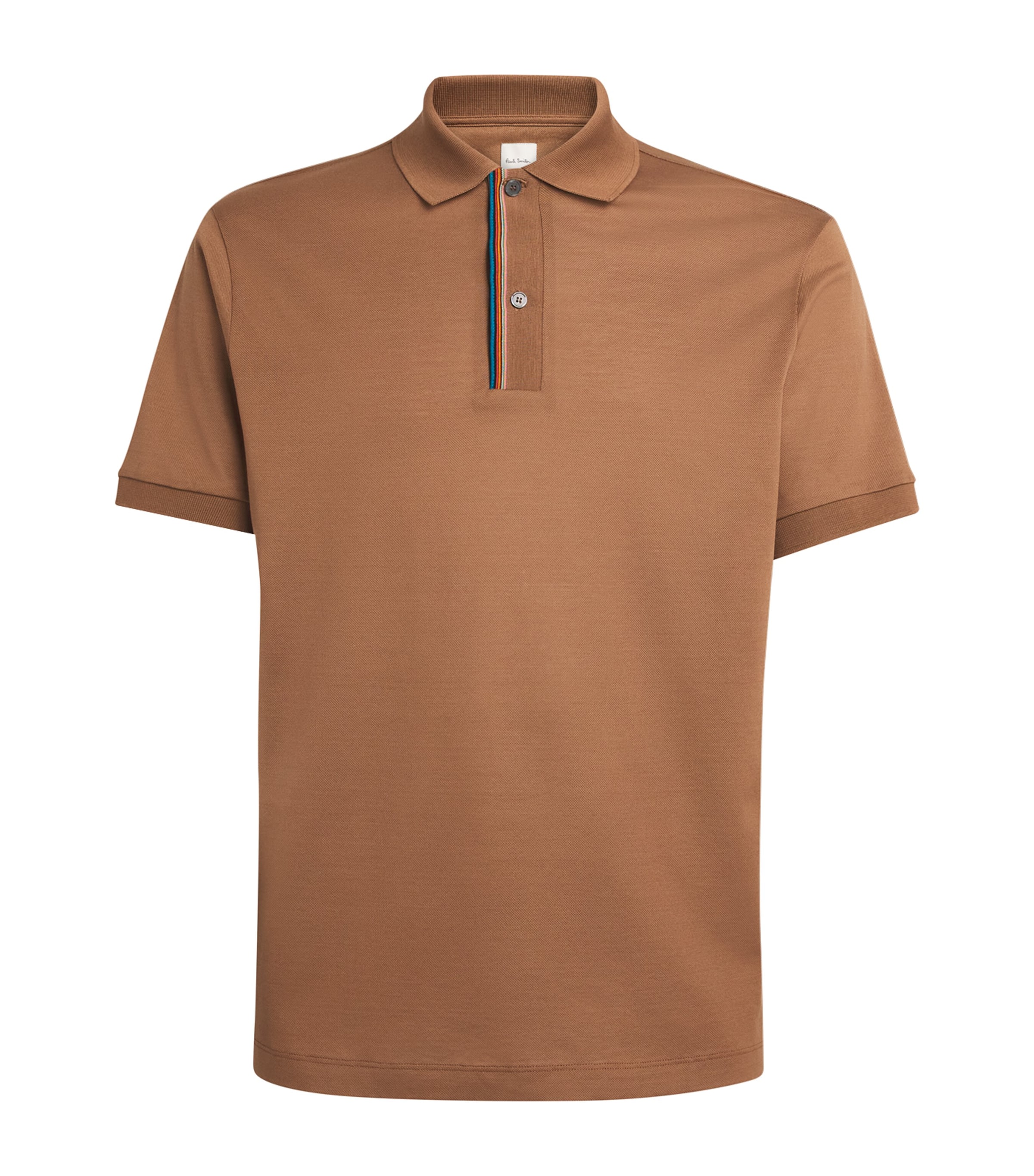 Paul Smith Mens Cotton Artist Stripe Polo Shirt Image 1