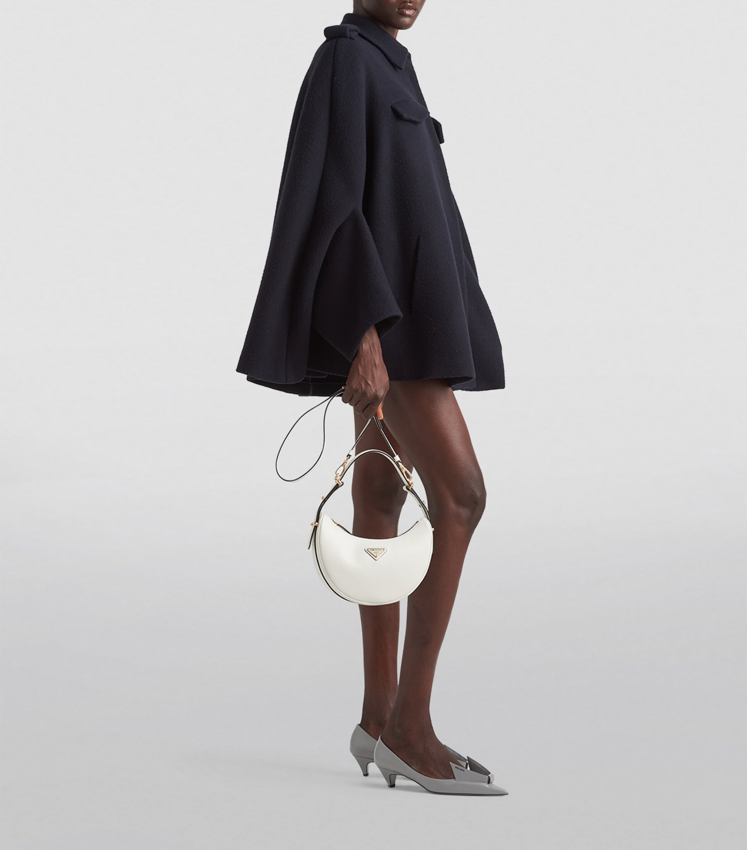 Prada Leather Arqué Shoulder Bag Image 7