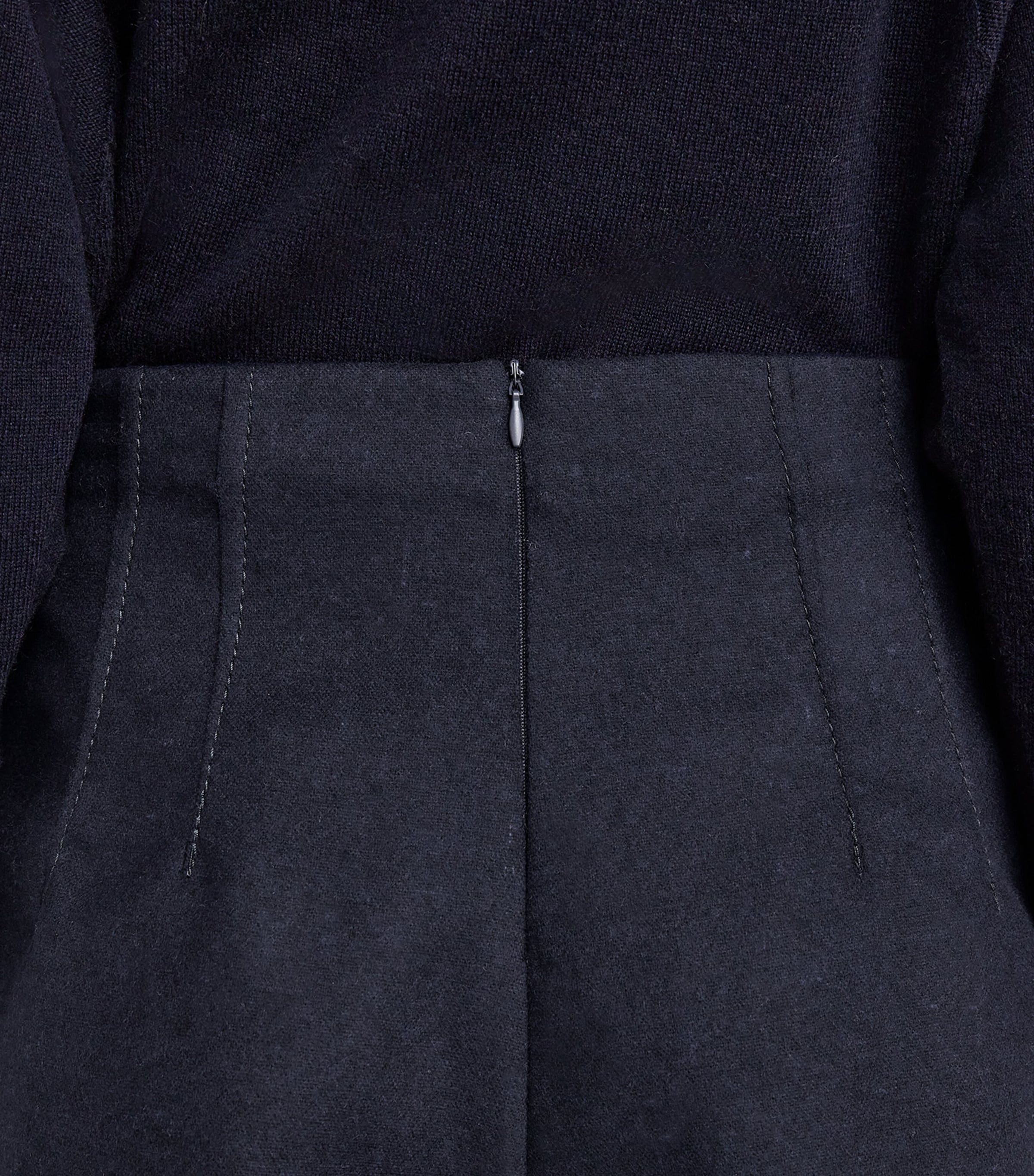 Wool-Blend Shorts NAVY Image 6