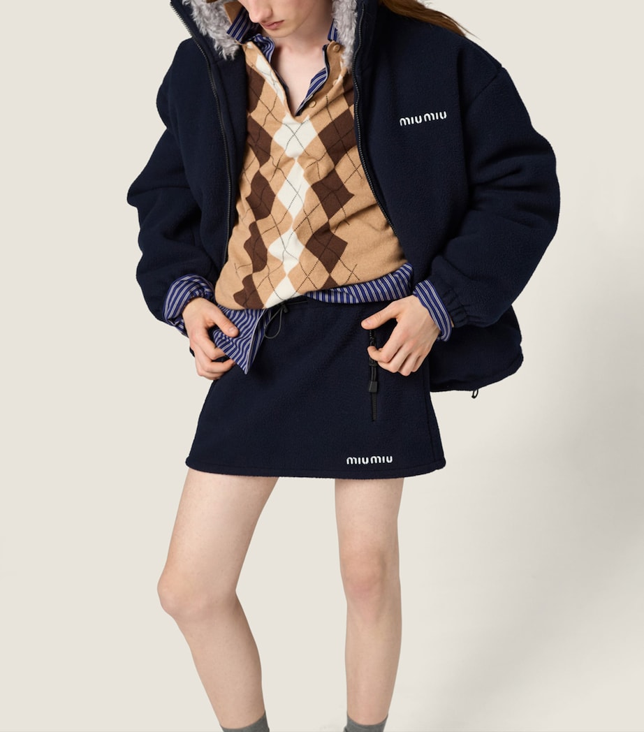 Fleece Cropped Jacket F0008 Image 5