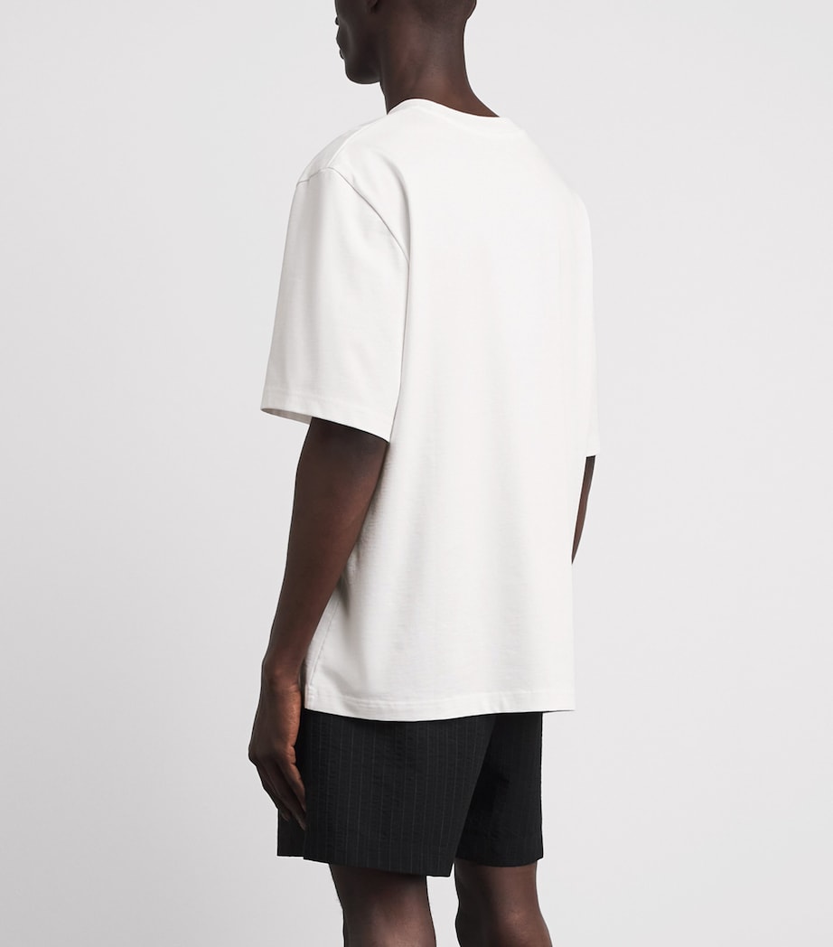 Studio Nicholson Mens Cotton Bric T-Shirt Optic White Image 5