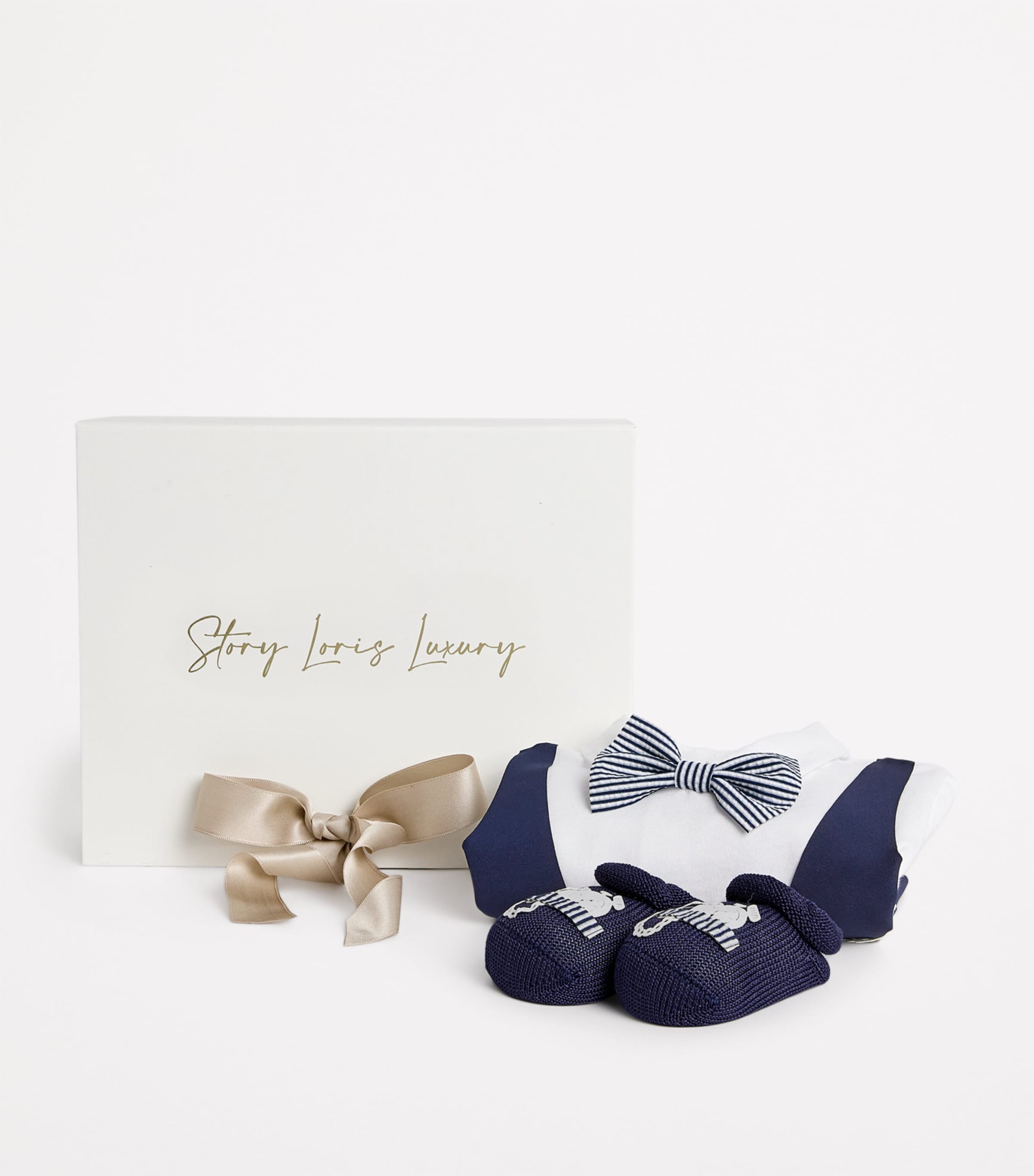 Cotton Playsuit And Boots Gift Set (3-9 Months) Y3C WHITE Image 3