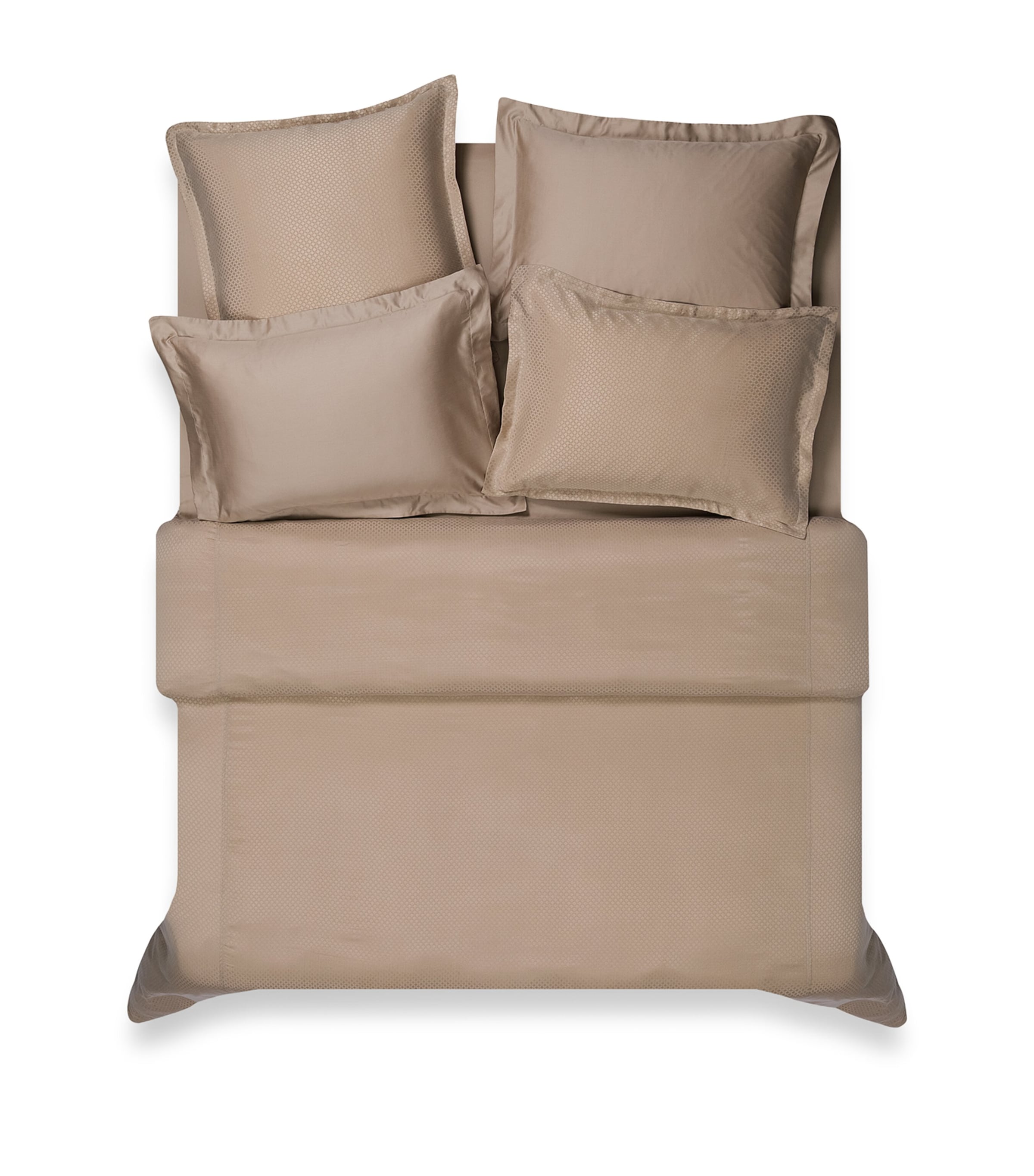 Hamam Organic Cotton Sateen Core Super King Fitted Sheet (180cm x 200cm) Vapour Image 2