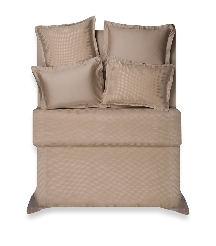 Hamam Organic Cotton Sateen Core Super King Fitted Sheet (180cm x 200cm) Vapour Image 2