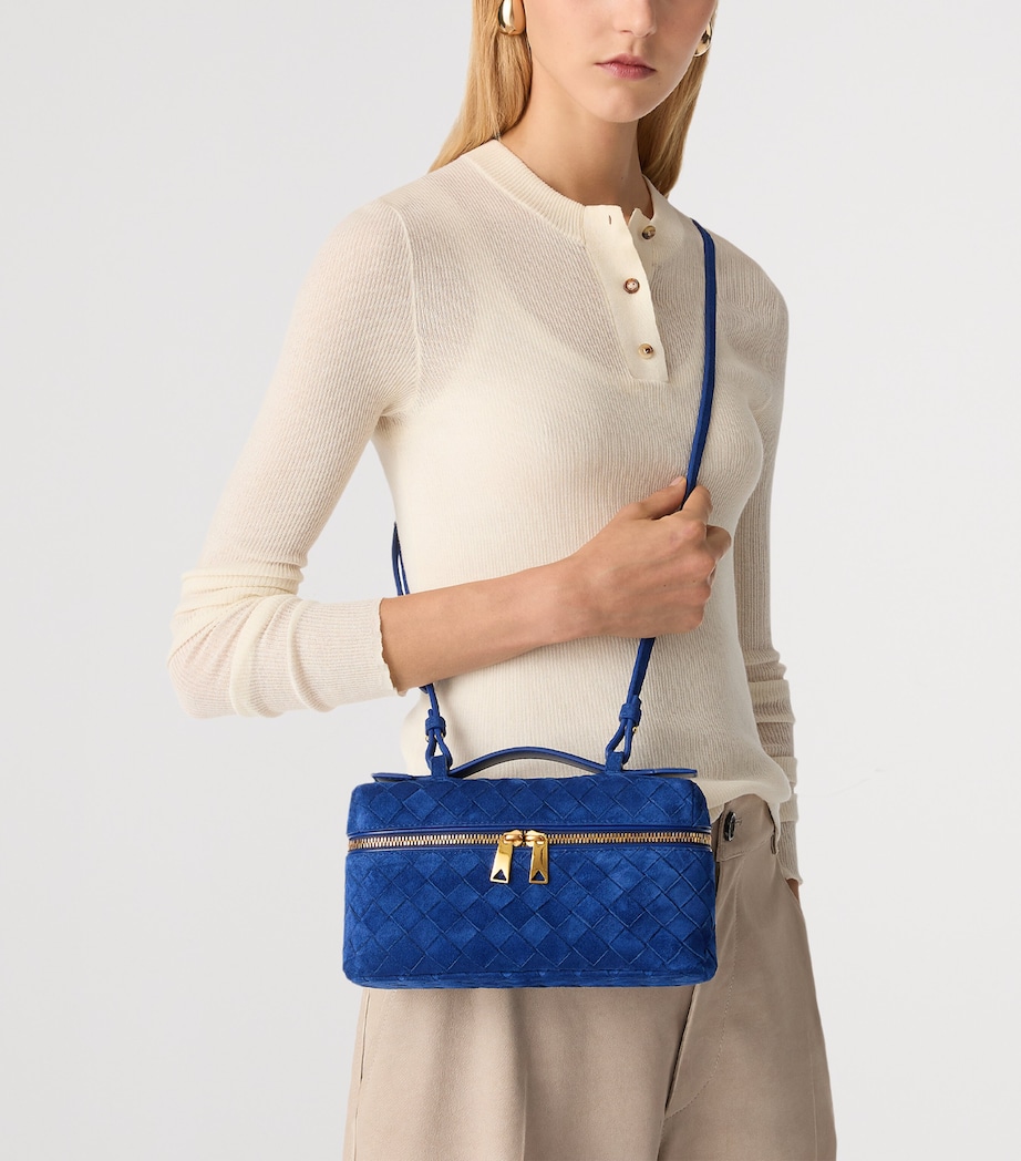 Bottega Veneta Suede Bang Bang Vanity Case Bag Image 6