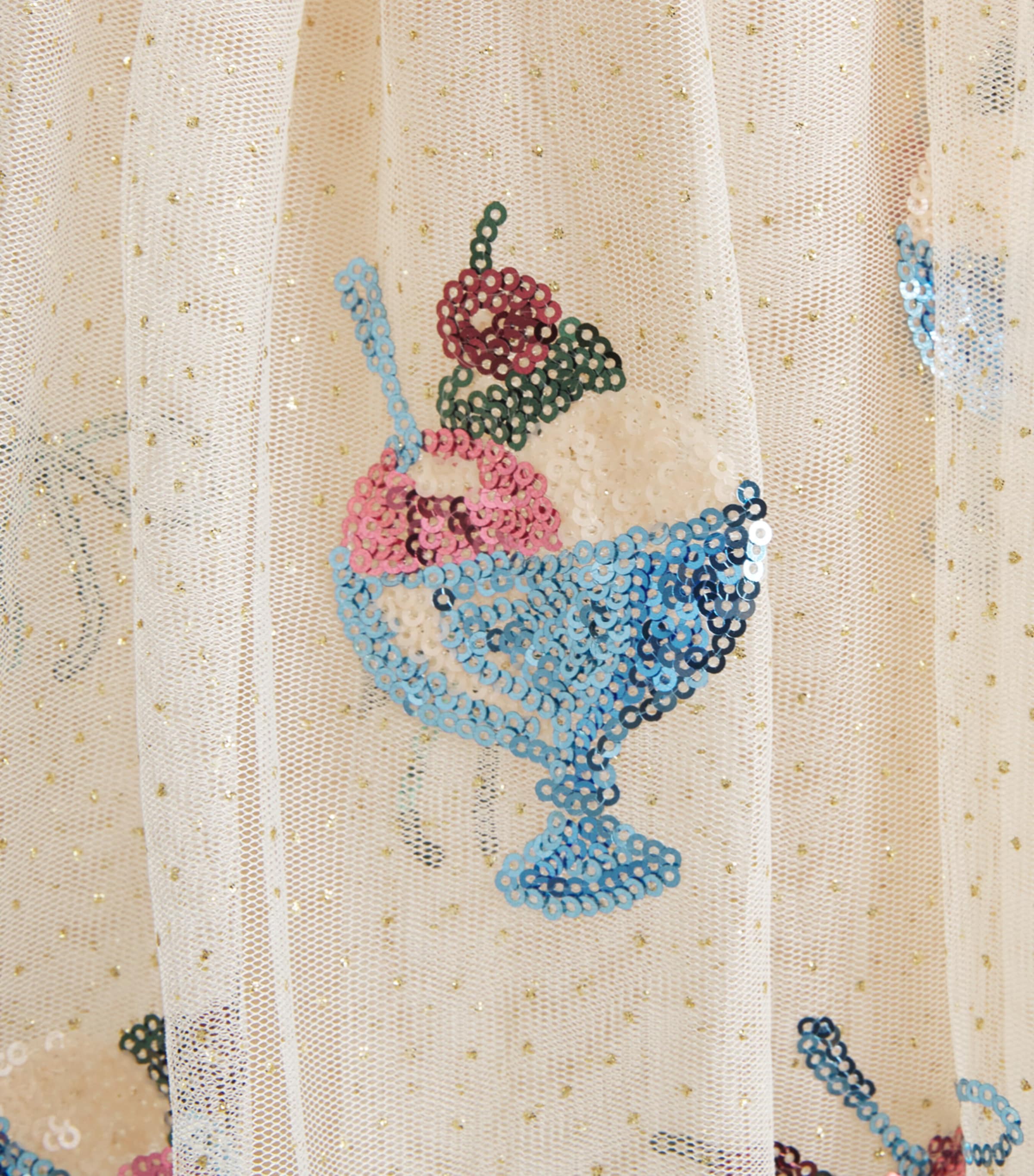 KONGES SLOJD Sequinned Yvonne Dress (18 Months - 10 Years) Gelato Image 3