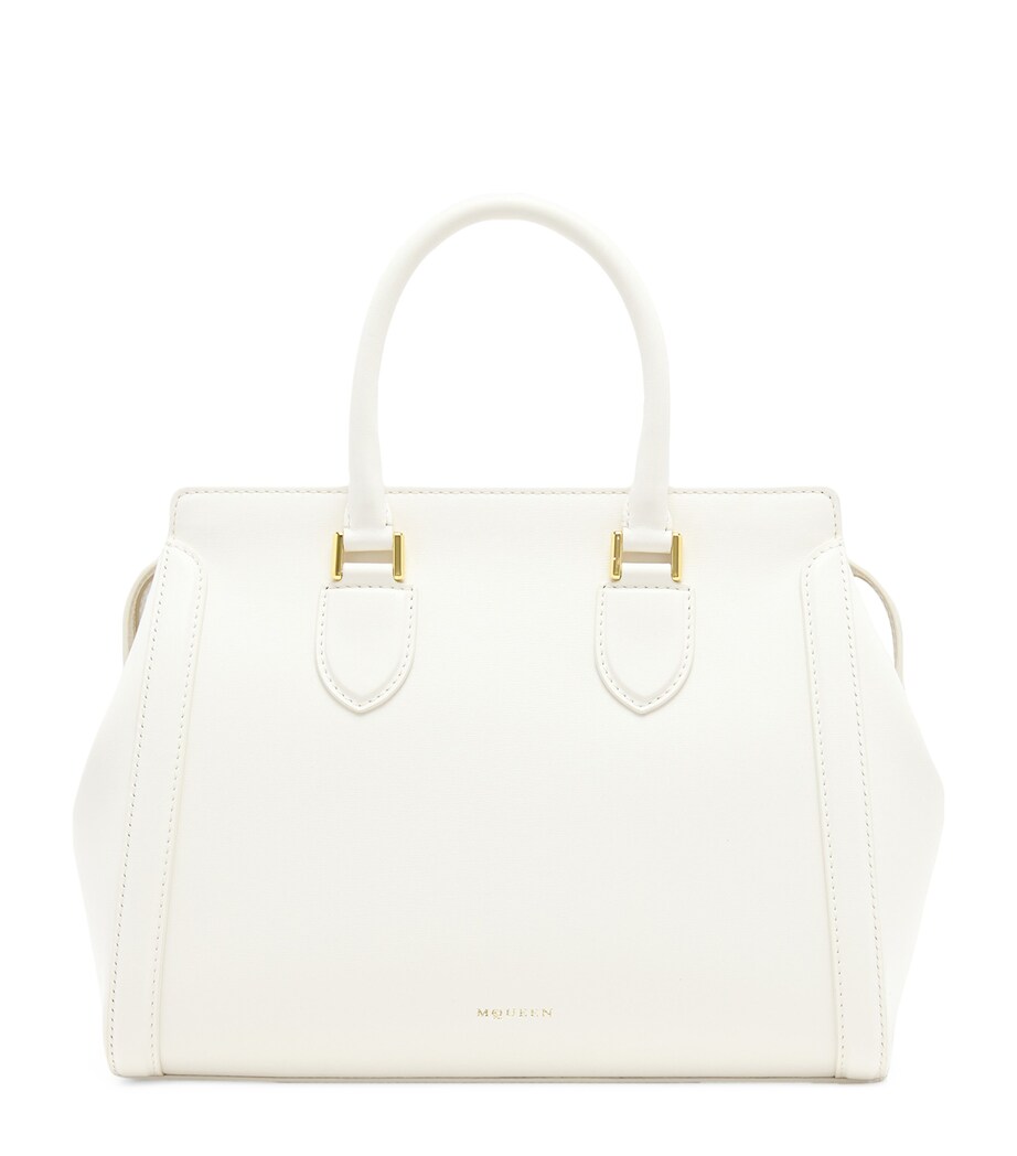 McQueen Large Leather Birdee Top-Handle Bag Image 1