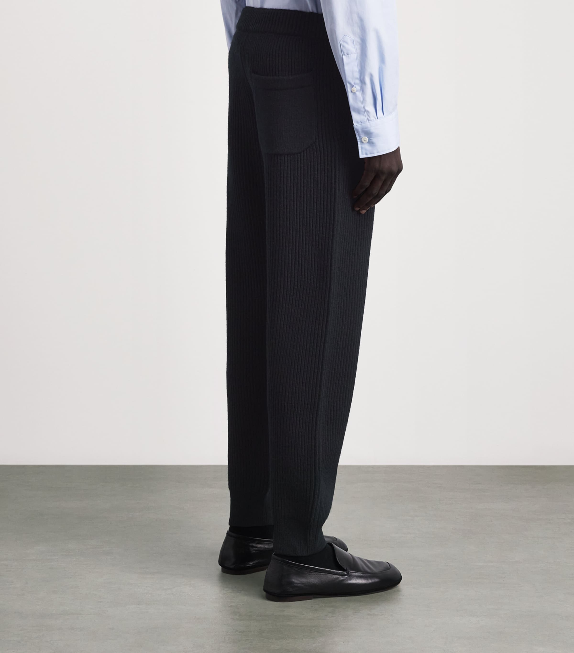 DRIES VAN NOTEN Mens Wool Straight Sweatpants Image 5