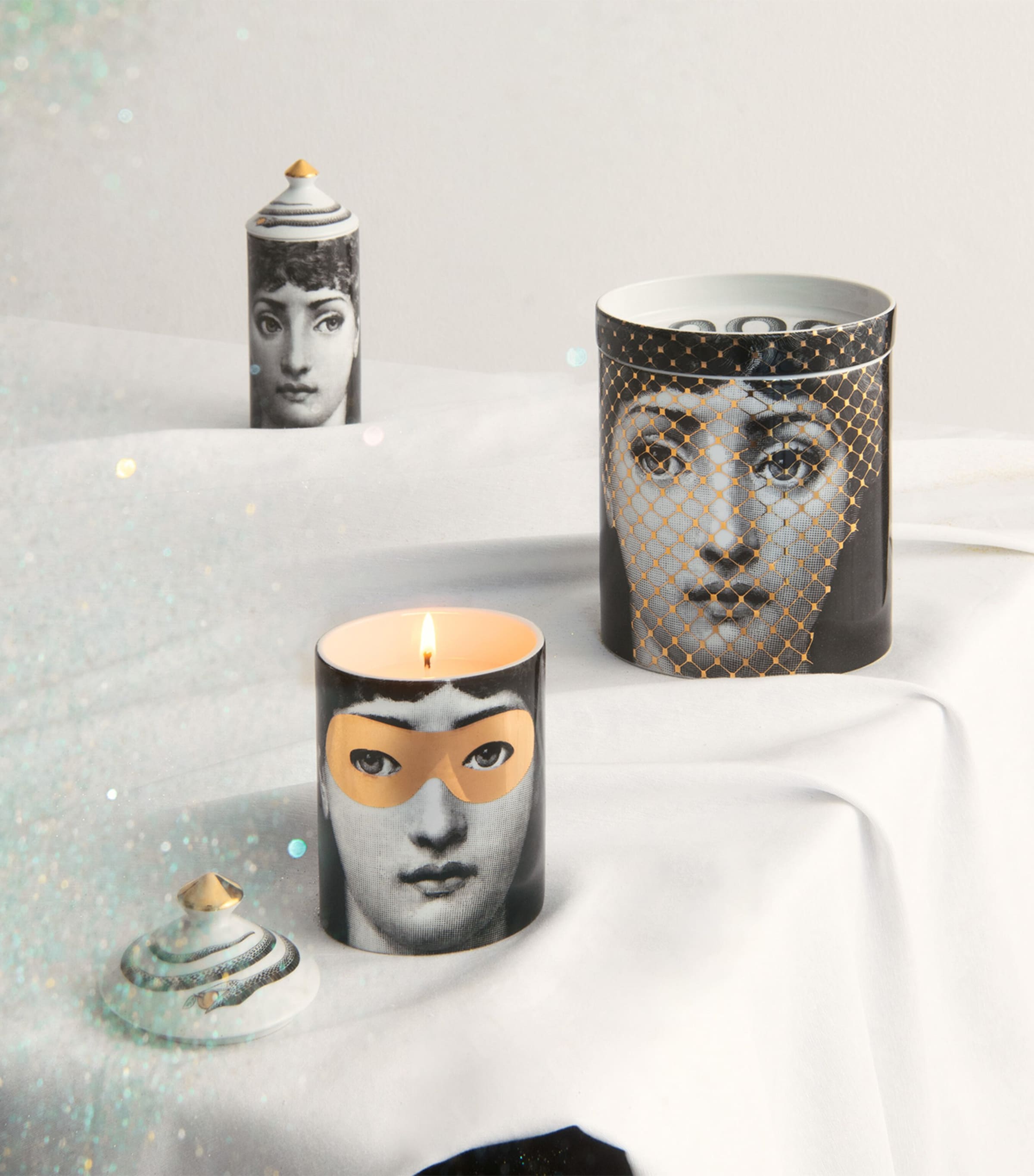 Fornasetti Frutto Proibito Mascherina Candle (310g) | Harrods US