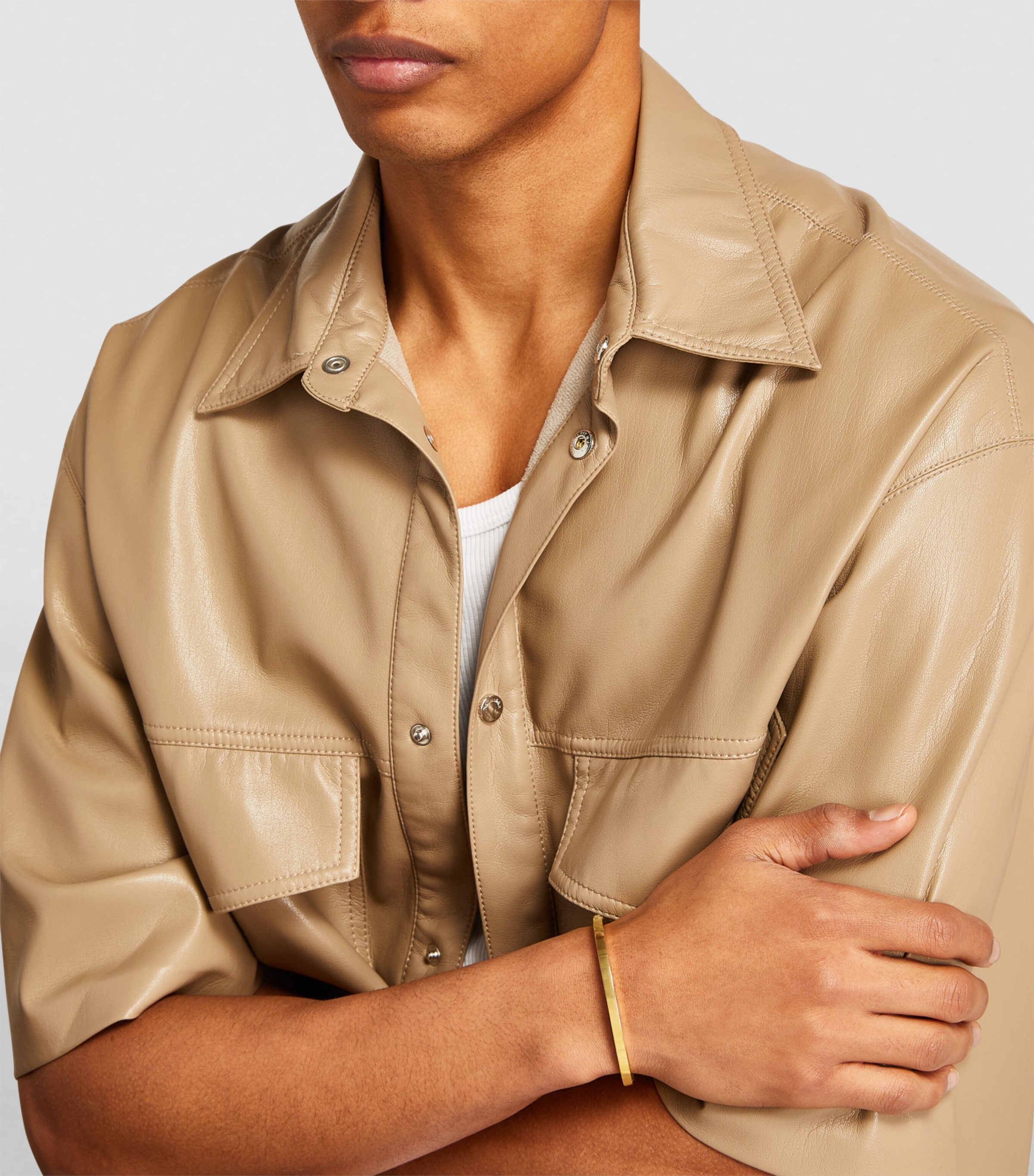 Gold-Plated Simplicity Bangle GOLD Image 4