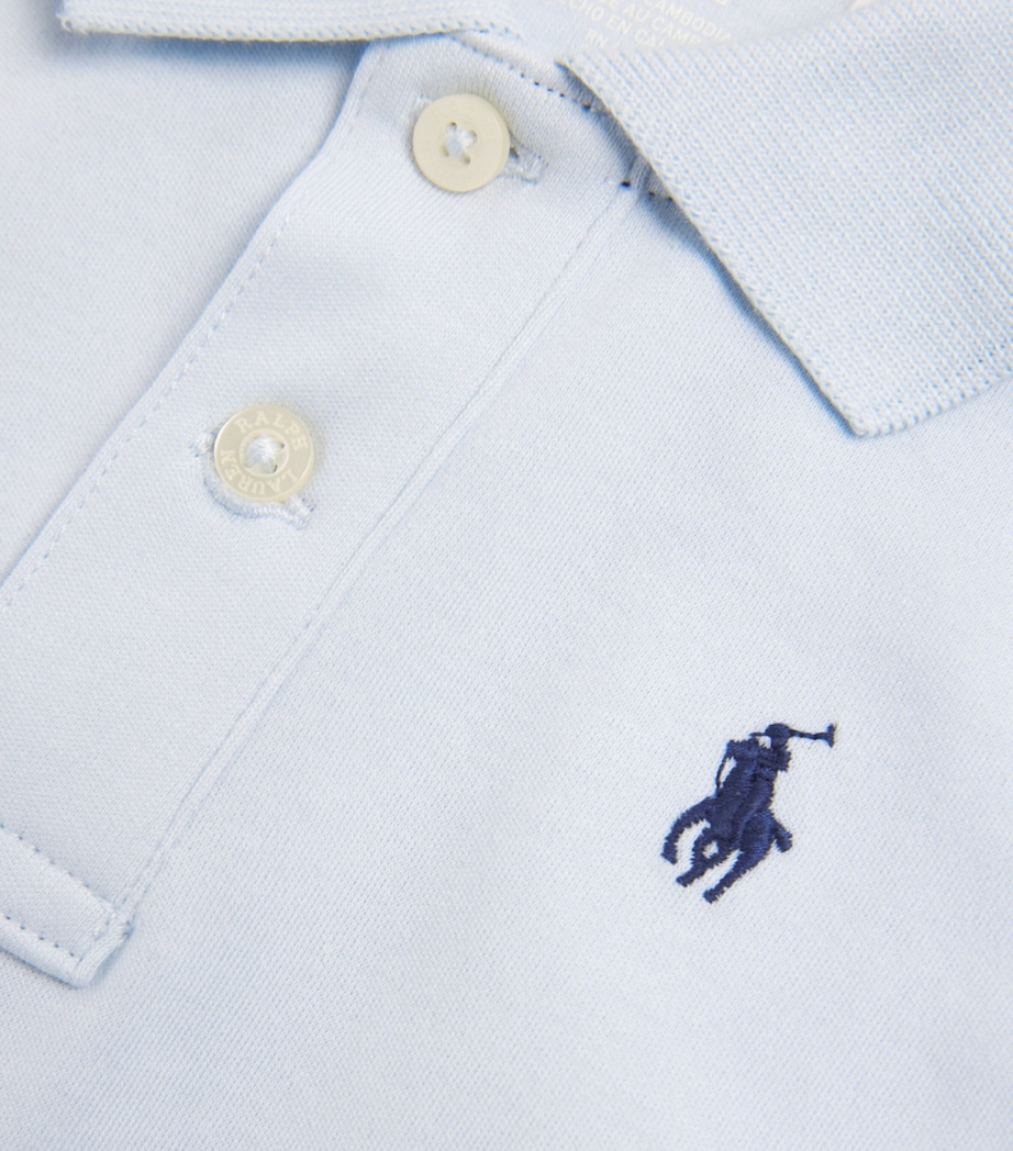 Cotton Logo Bodysuit (3-24 Months) BERYL BLUE Image 3