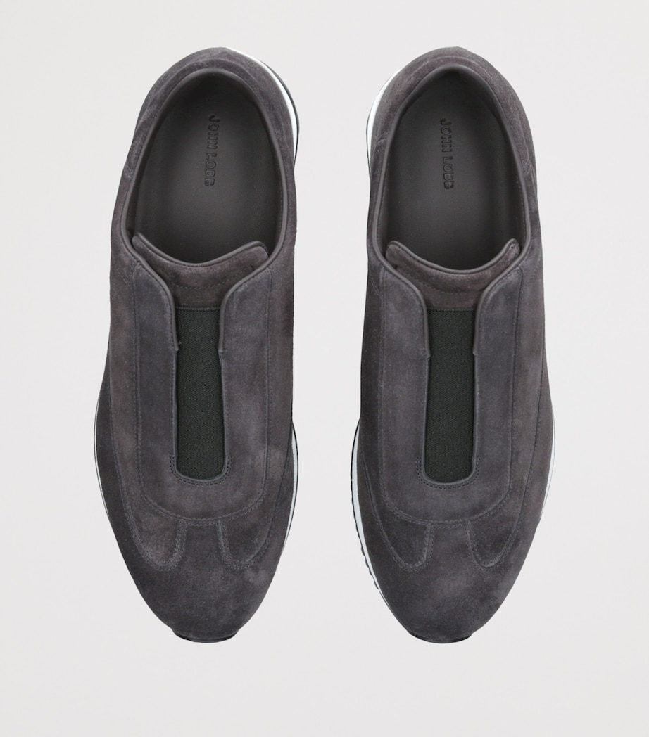 Suede Lift Slip-On Sneakers GREY/DARK Image 4