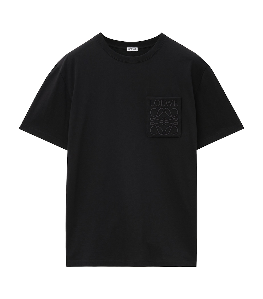 Pocket Anagram T-Shirt BLACK Image 1