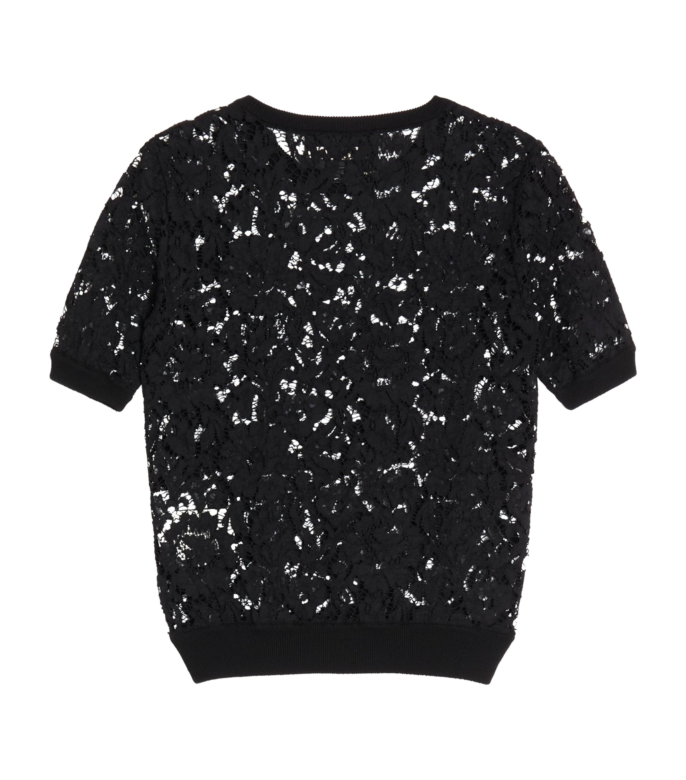 Lace Sweater Top 0NO Image 2