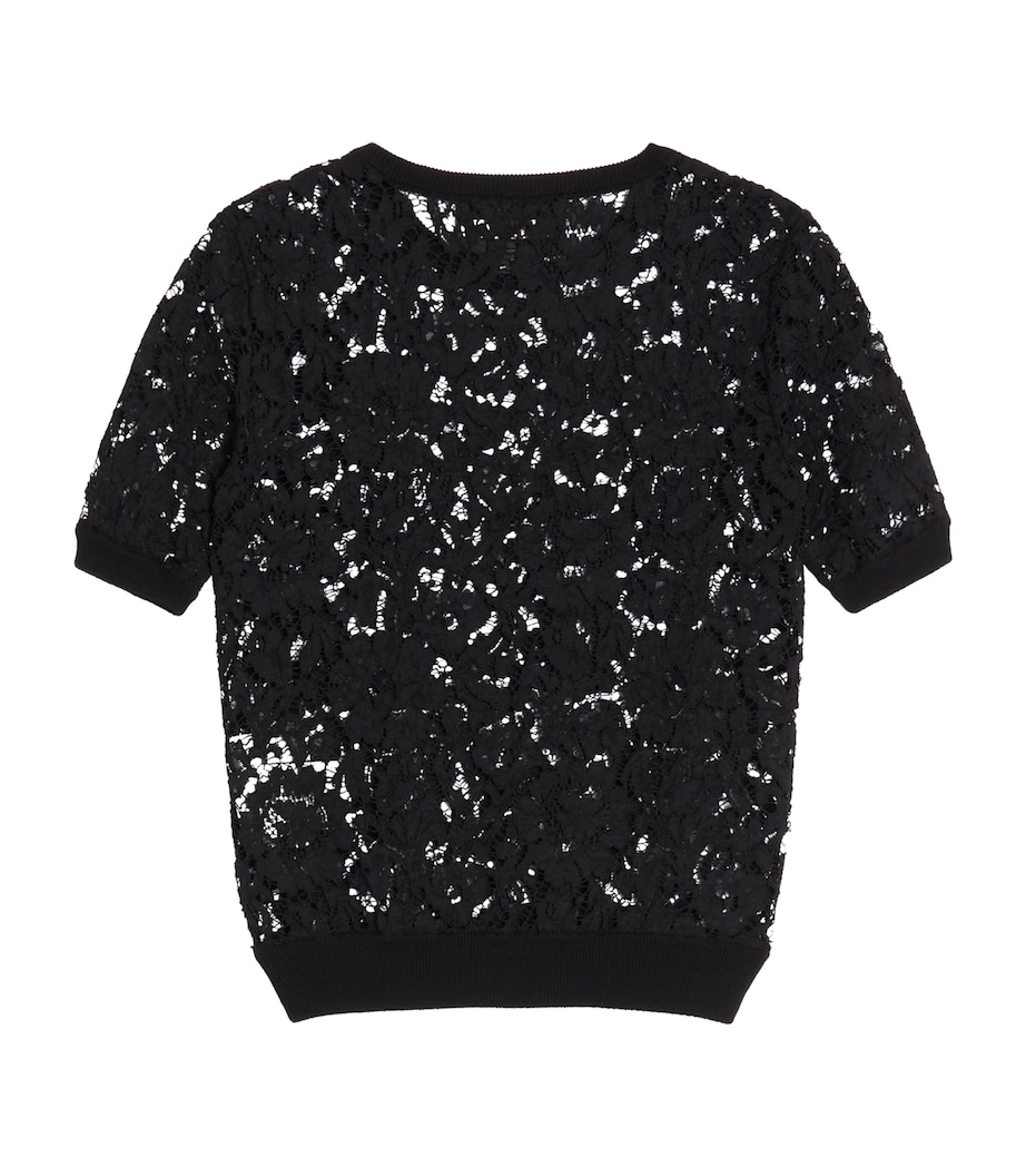 Lace Sweater Top 0NO Image 2