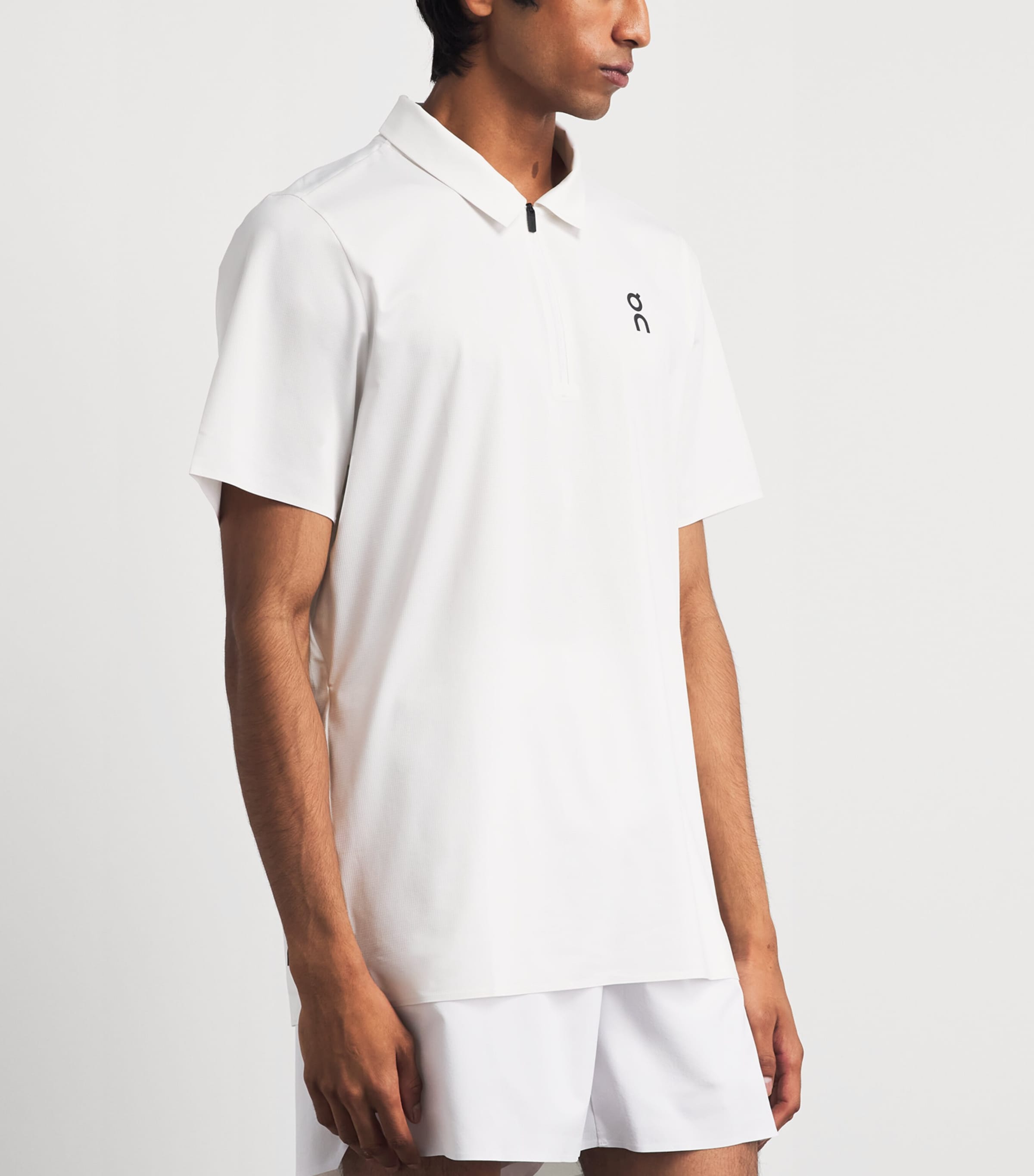 On Mens Court Polo Shirt White Image 4