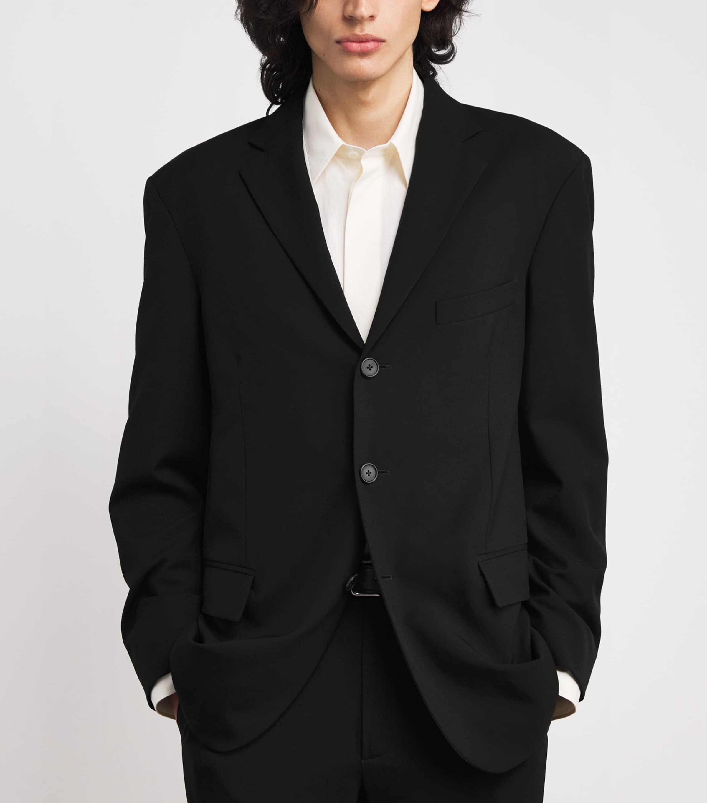 Poe Wool Blazer BLACK Image 3