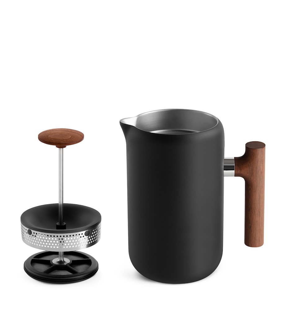 Stainless Steel Clara Cafetiere BLACK / WOOD Image 8