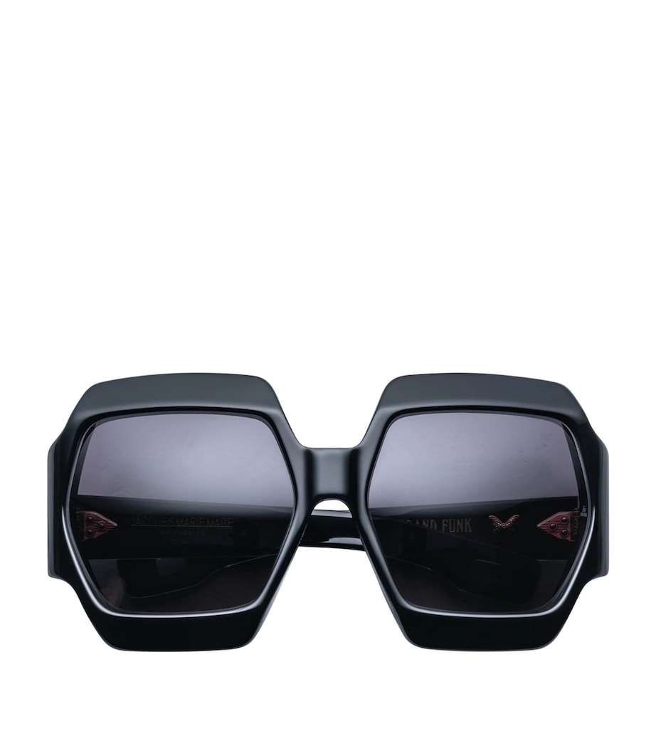 Jacques Marie Mage Grand Funk Hexagonal Sunglasses Black Image 1
