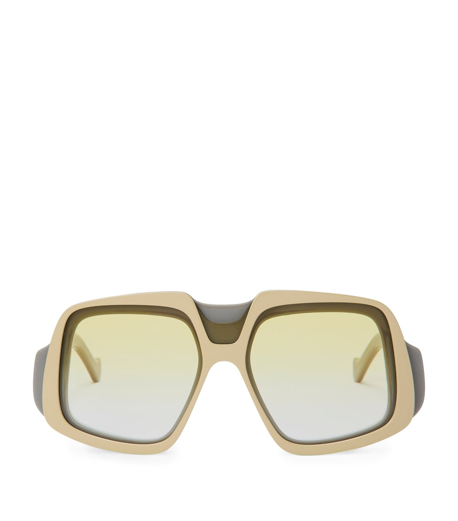 Oversized Collage Sunglasses SHINY CLAY Image 1