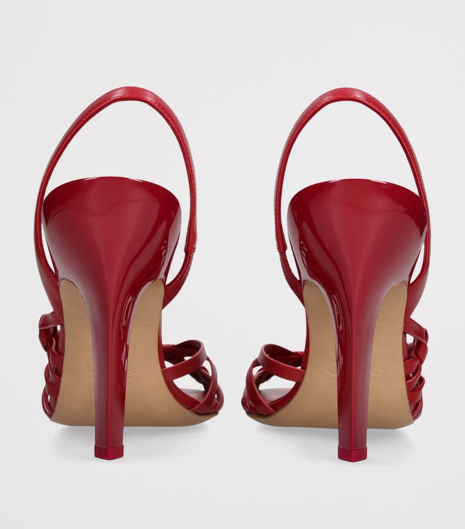 Chloé Leather Estra Slingback Pumps 100 Fuchsia Image 2