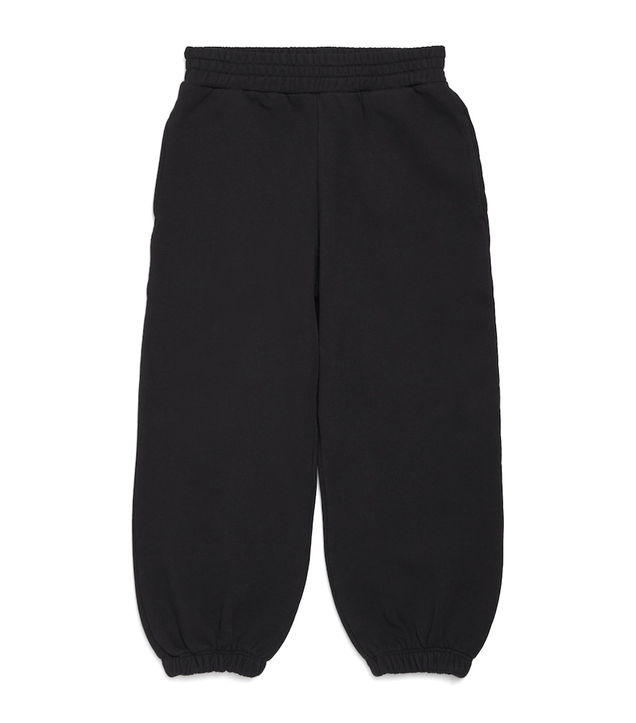 Organic Cotton Logo Sweatpants (3-14+ Years) 961NERO LAVATO Image 1
