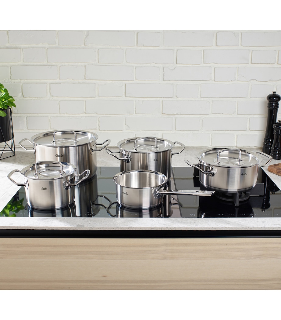 Original-Profi 5-Piece Cookware Set INOX GREY Image 2